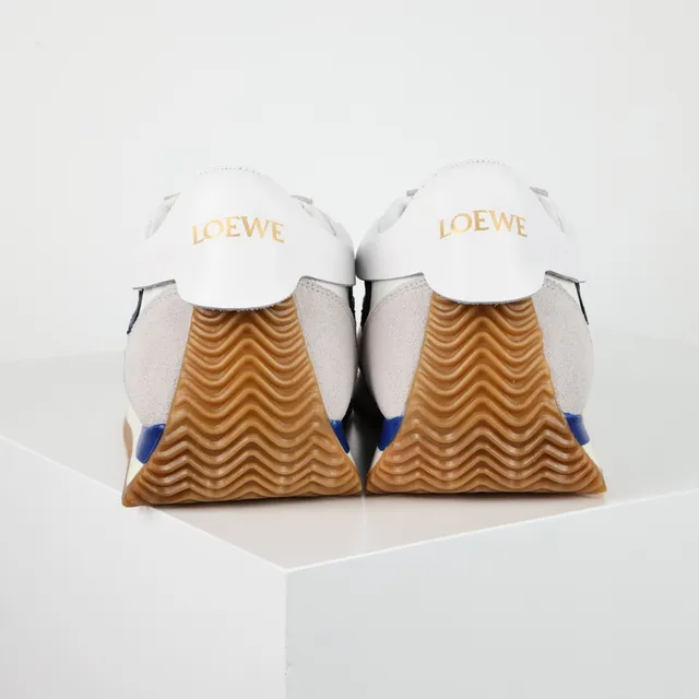 Loewe Anagram Sneaker Off-White Gray Navy Gum Lifestyle Sneakers