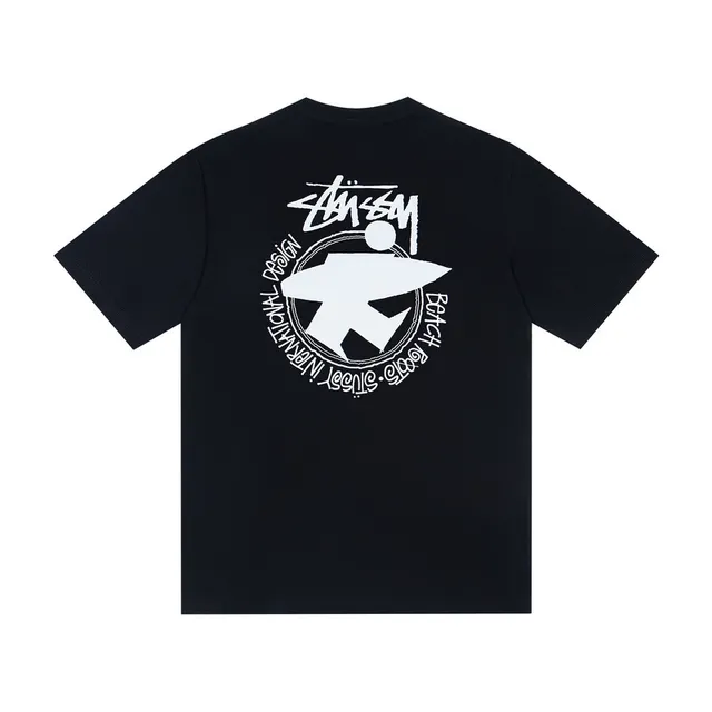 Stussy Circle Logo Graphic T-Shirt