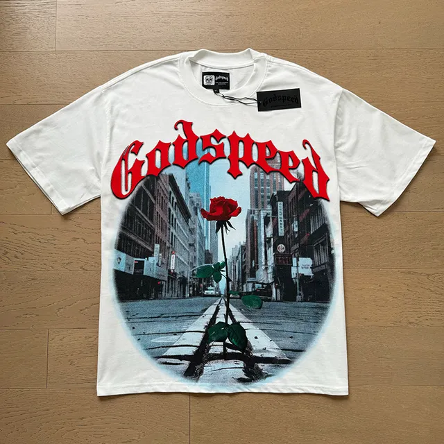Godspeed Graphic-Print Double-Sided T-Shirt