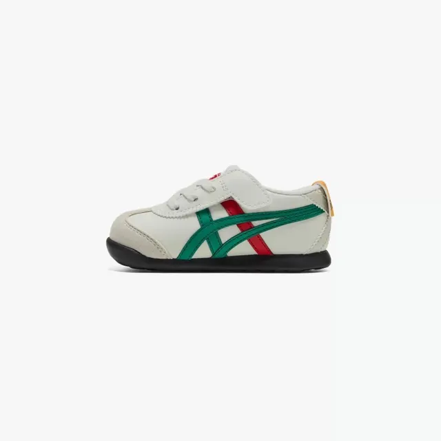 ASICS Beige Green Low-Top Lace-Up Lifestyle Sneakers