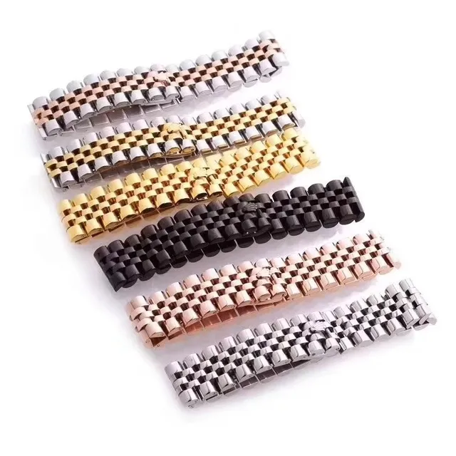 Rolex Jubilé Bracelet Two-Tone and Tri-Tone Metal Watch Bracelets
