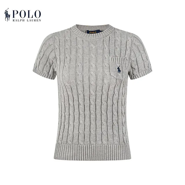 Polo Ralph Lauren Cable Knit Short-Sleeve Sweater