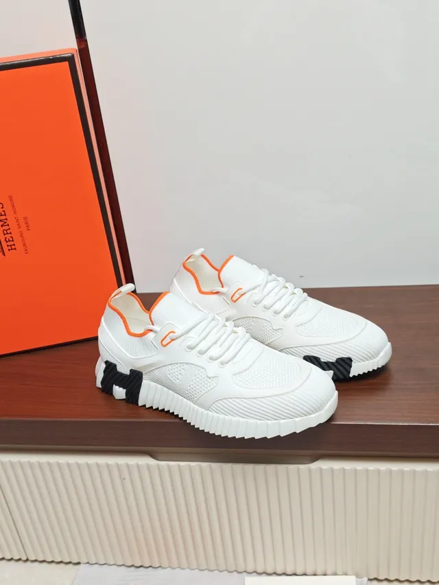 Hermès Oran Sneaker White Orange Black Lifestyle Sneakers