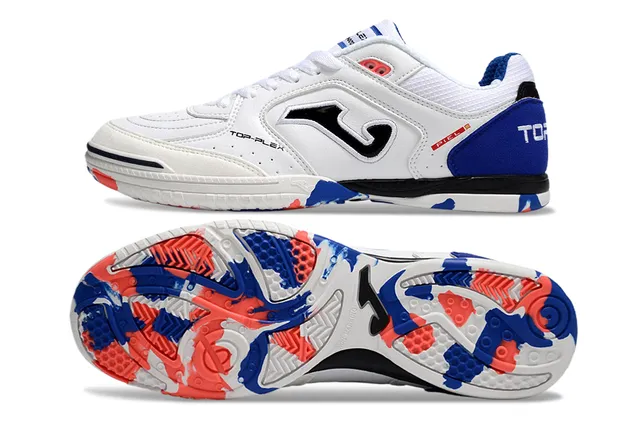 Joma Top-Plex White Blue Synthetic Upper Sneakers