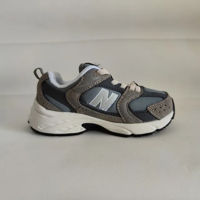 New Balance 9060 Beige Silver Chunky Sneakers