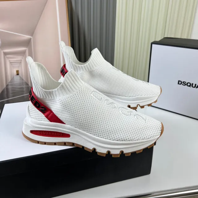Dsquared2 Speed Trainer White Red Gum Lifestyle Sneakers