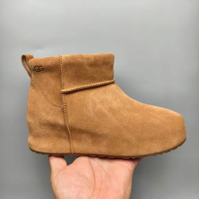 UGG Tasman Tan Suede Slip-On Ankle Boot