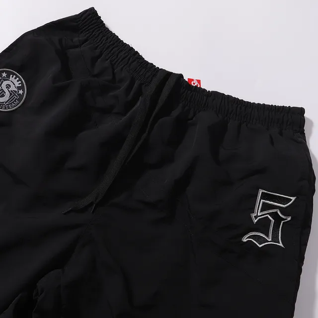 Relaxed-Fit Graphic Embroidered Pants