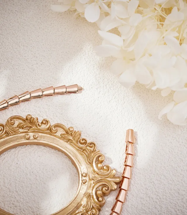 Bvlgari Serpenti Rose Gold Articulated Snake Necklace