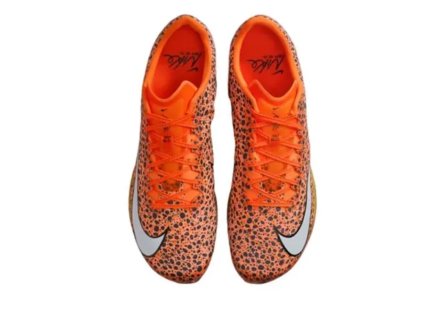 Nike White Black Orange Track Spike Running Shoes