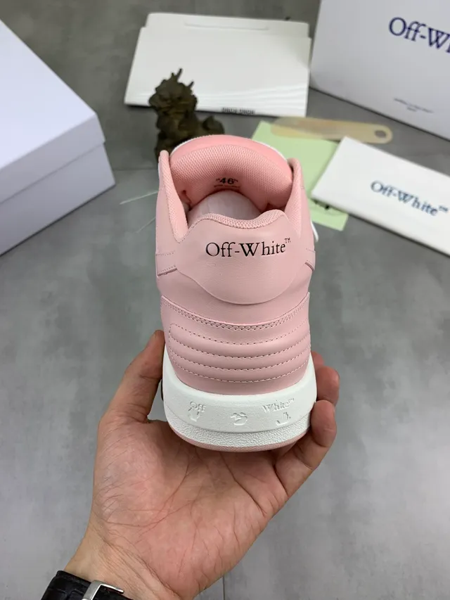 Off-White Pink Industrial Tag Zip-Tie Strap Lifestyle Sneakers