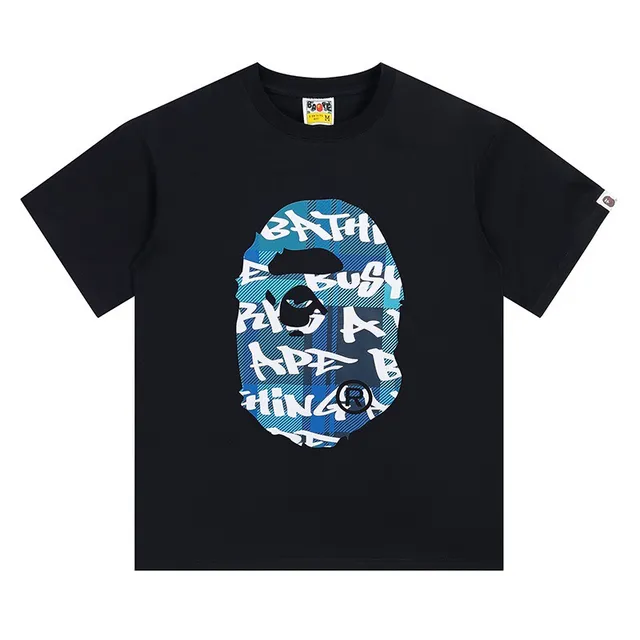 A Bathing Ape Ape Head Graphic Black T-Shirt