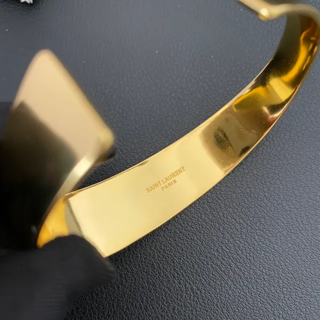 Gold and Silver Open Cuff Minimalist Bracelets