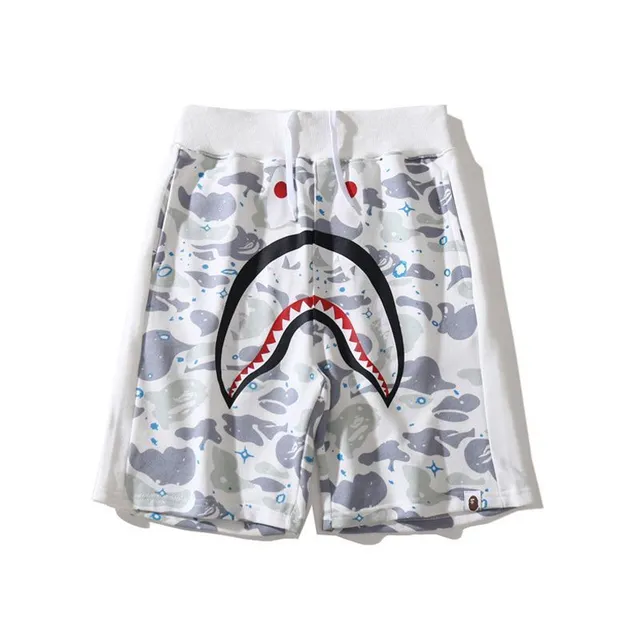 A Bathing Ape Multicolor Drawstring Waist Relaxed Fit Shorts
