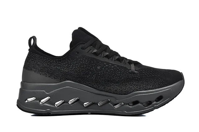 On Cloudmonster Black Running Shoes