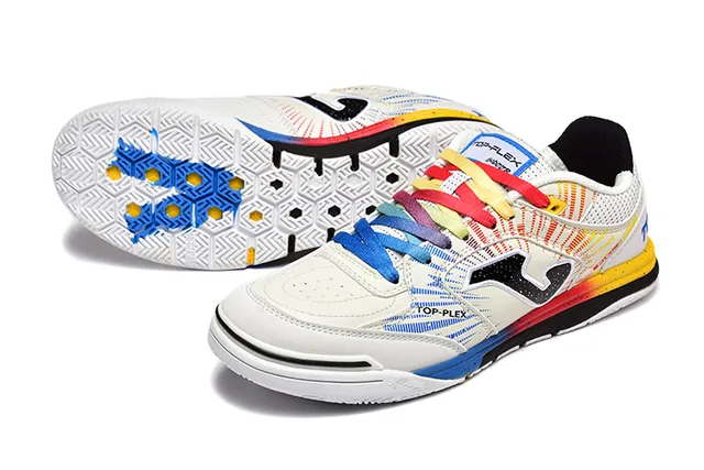 Joma Rebound Multicolor Black Geometric Color-Blocked Upper Synthetic Mesh And TPU Overlays Sneakers