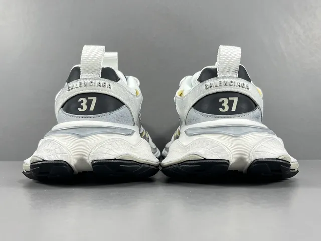 New Balance 9060 White and Black Chunky Sneakers