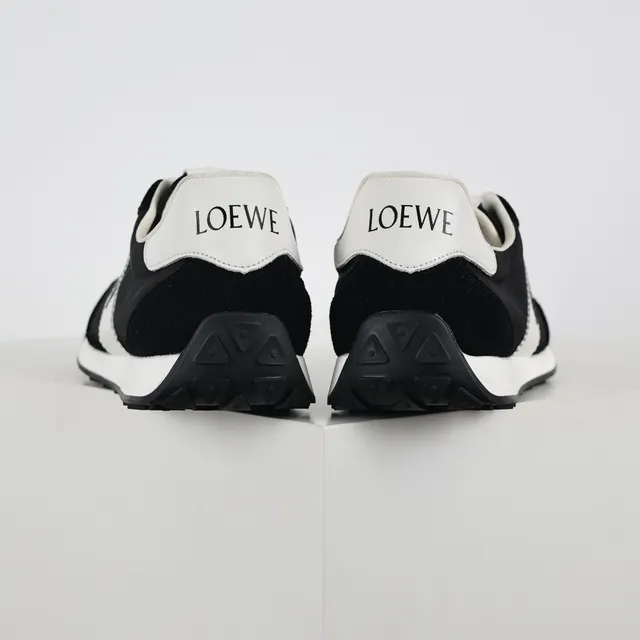 Loewe Flow Runner Black and White Lifestyle Sneakers