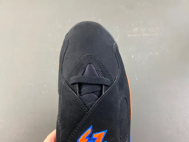 Air Jordan 8 Black Orange Blue Basketball Shoes