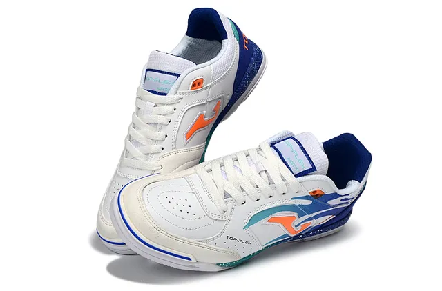 Joma Top-Plex White Blue Synthetic Upper Sneakers