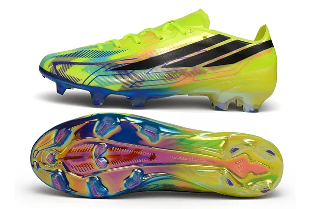Adidas Hyperfast Neon Yellow Iridescent Firm-Ground Soccer Shoes
