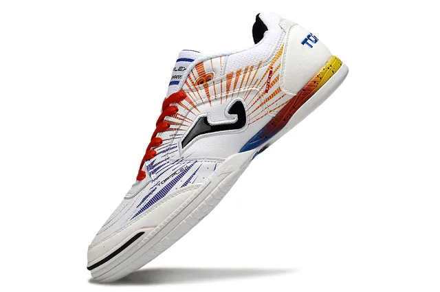 Joma Top-Plex White Blue Synthetic Upper Sneakers