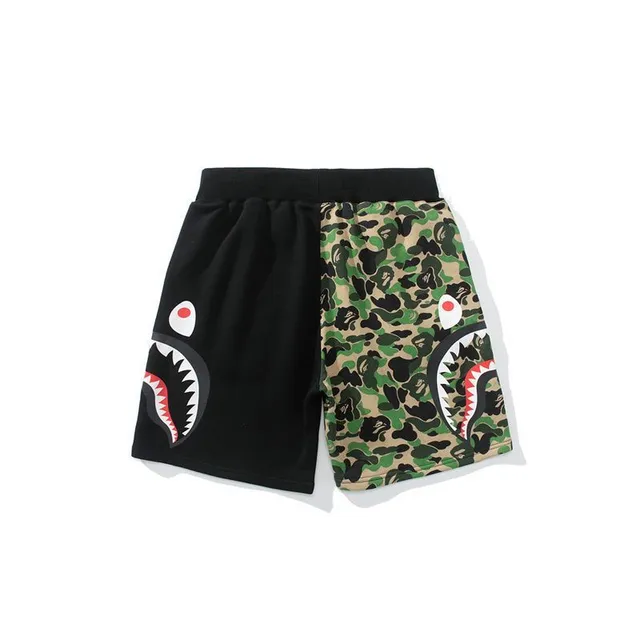 A Bathing Ape Multicolor Drawstring Waist Relaxed Fit Shorts
