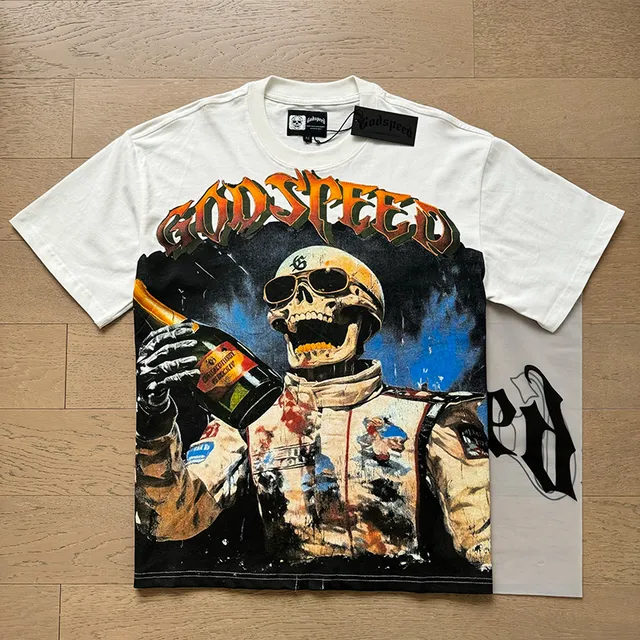 Godspeed Graphic Print Oversized T-Shirt