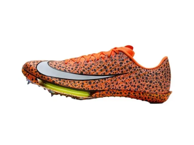 Nike White Black Orange Track Spike Running Shoes