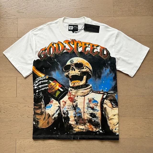 Godspeed Graphic Print Oversized T-Shirt