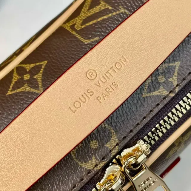 Louis Vuitton Monogram Canvas Structured Top Handle Boston Bag