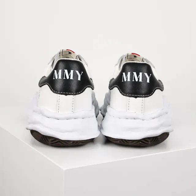 MMY Blakey White and Black Lifestyle Sneakers