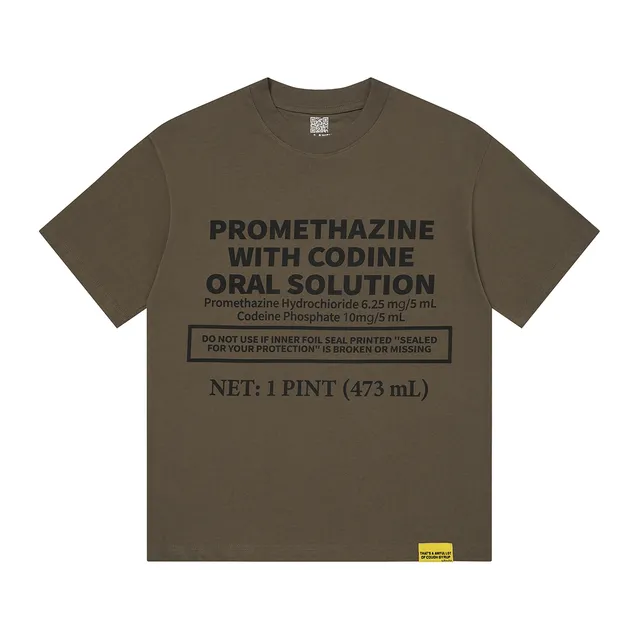 Awake NY Pharmaceutical Label Graphic T-Shirt