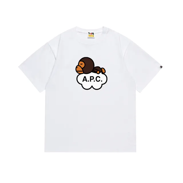 A.P.C. Graphic Ape Cloud Print T-Shirt