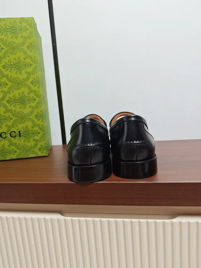 Gucci Horsebit 1955 Black Leather Horsebit Loafers