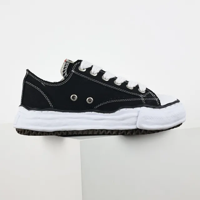 Maison Margiela Black White Deconstructed Layered Midsole Lifestyle Sneakers