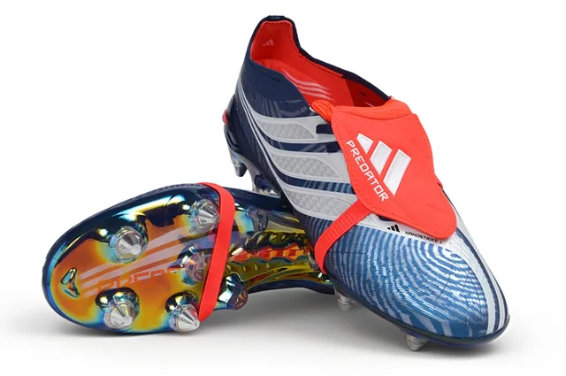 Puma Future Z Blue Red Low-Cut Holographic Sole Firm-Ground Soccer Shoes
