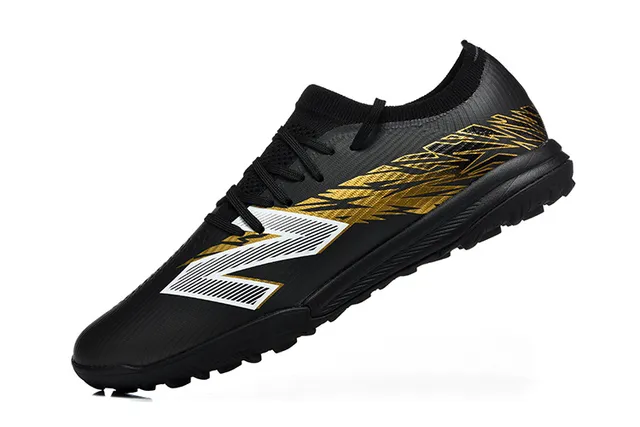 New Balance Black Gold Low-Cut Synthetic Upper Graphic Stripe Sneakers