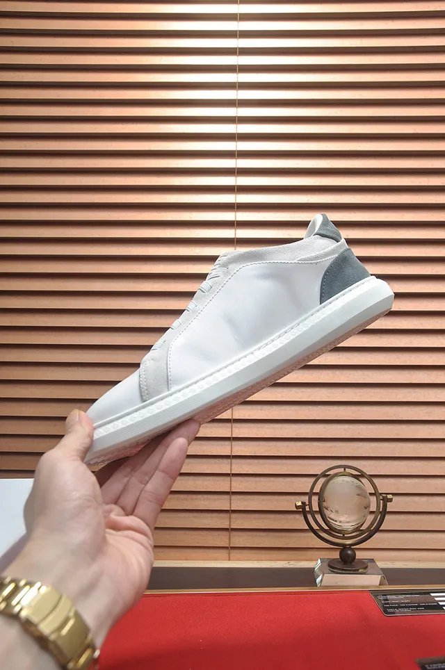 Givenchy City Sport White and Gray Leather Lifestyle Sneakers