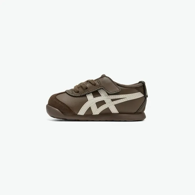 ASICS Beige Green Low-Top Lace-Up Lifestyle Sneakers