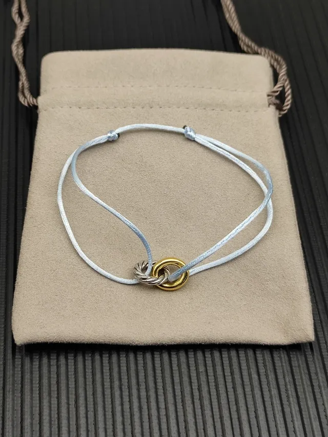 Tiffany & Co. HardWear Light Blue Cord Bracelet