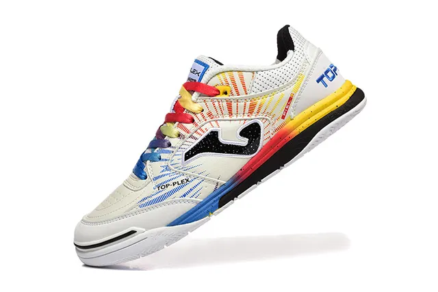 Joma Rebound Multicolor Black Geometric Color-Blocked Upper Synthetic Mesh And TPU Overlays Sneakers