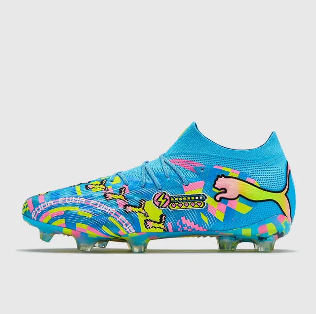Puma Future Z Pixel Art Bright Blue Multicolor Firm-Ground Soccer Shoes
