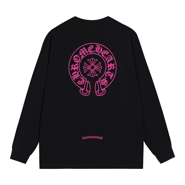 Chrome Hearts Graphic Print Long-Sleeve Crewneck T-Shirt