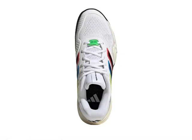 Adidas White Multicolor Striped Mesh Lifestyle Sneakers