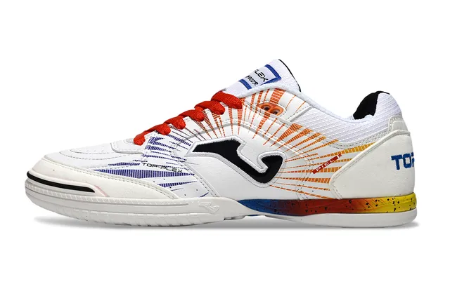 Joma Top-Plex White Blue Synthetic Upper Sneakers