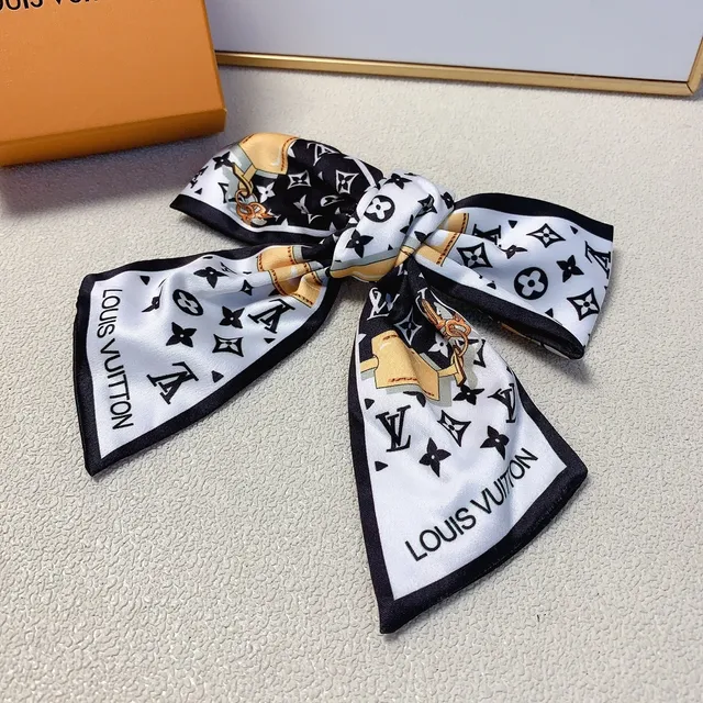 Louis Vuitton Monogram Print Silk Scarf