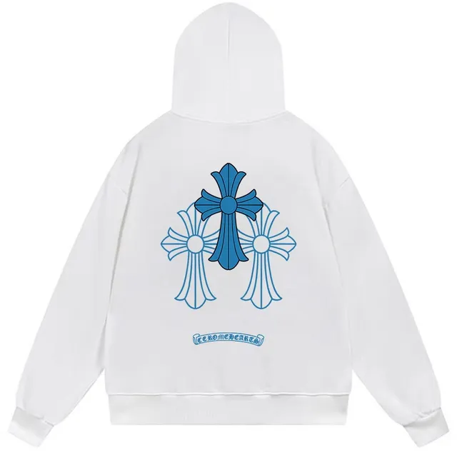 Chrome Hearts Triple Cross Graphic Black Hoodie