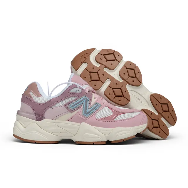New Balance 9060 Pink Mauve Chunky Sneakers