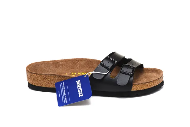 Birkenstock Arizona Black Two-Strap Casual Sandals